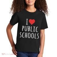 I Love Public Schools Kids T-Shirt thumb 2