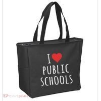 I Love Public Schools Tote Bag thumb 2
