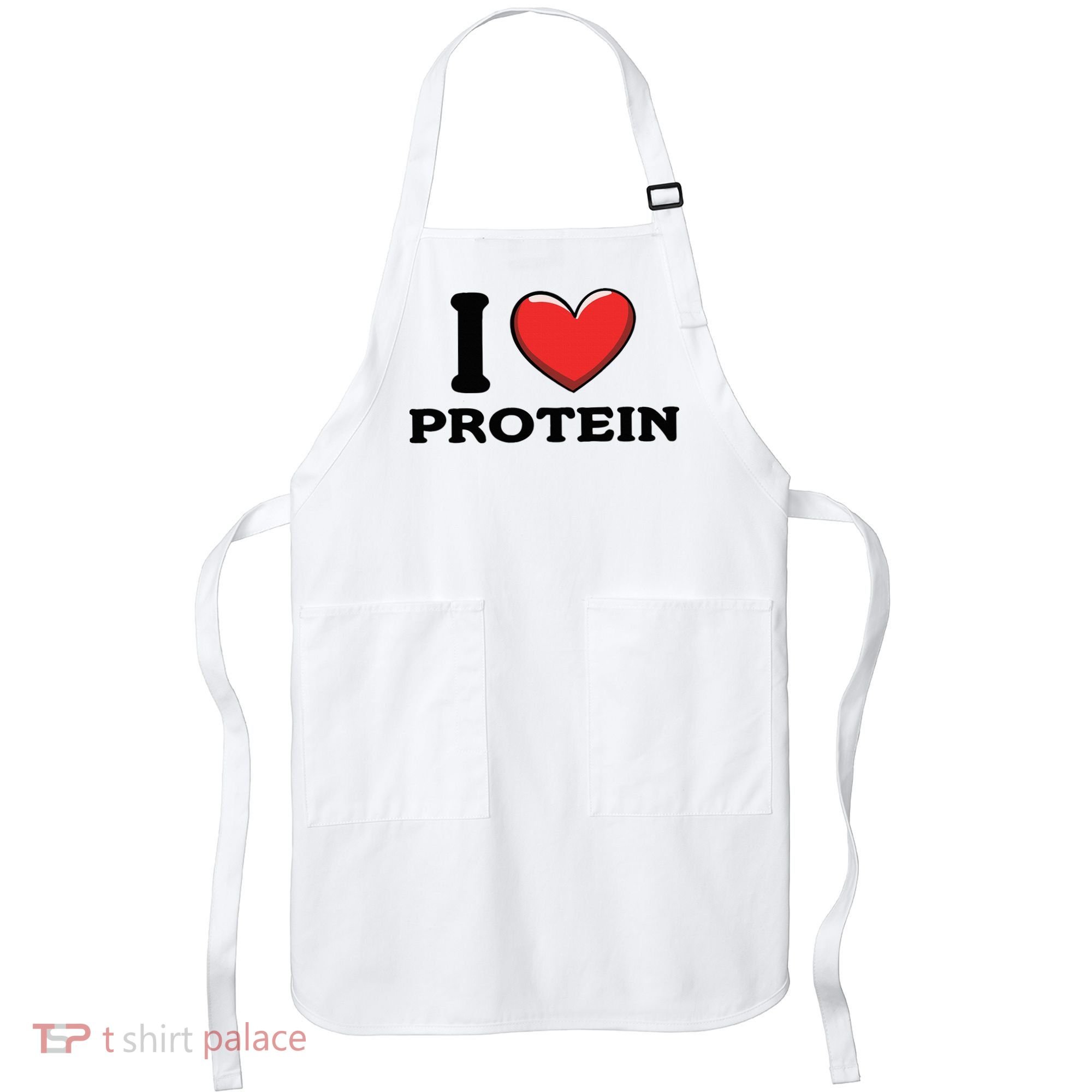 I Love Protein Funny Gym Workout Apron