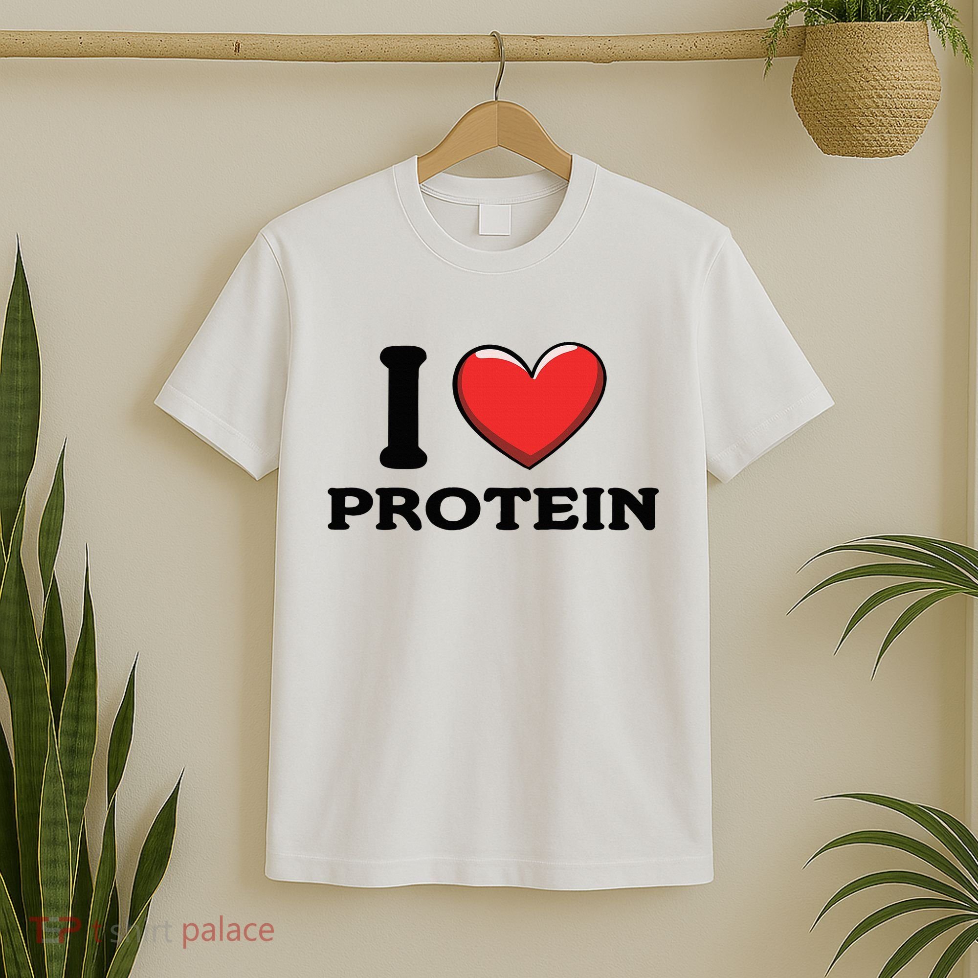 I Love Protein Funny Gym Workout T-Shirt