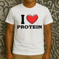 I Love Protein Funny Gym Workout T-Shirt thumb 3