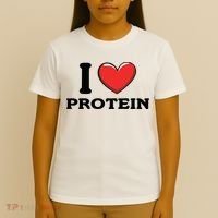 I Love Protein Funny Gym Workout T-Shirt thumb 4