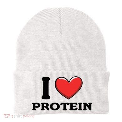 I Love Protein Funny Gym Workout Beanie
