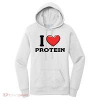 I Love Protein Funny Gym Workout Women's Hoodie thumb 0