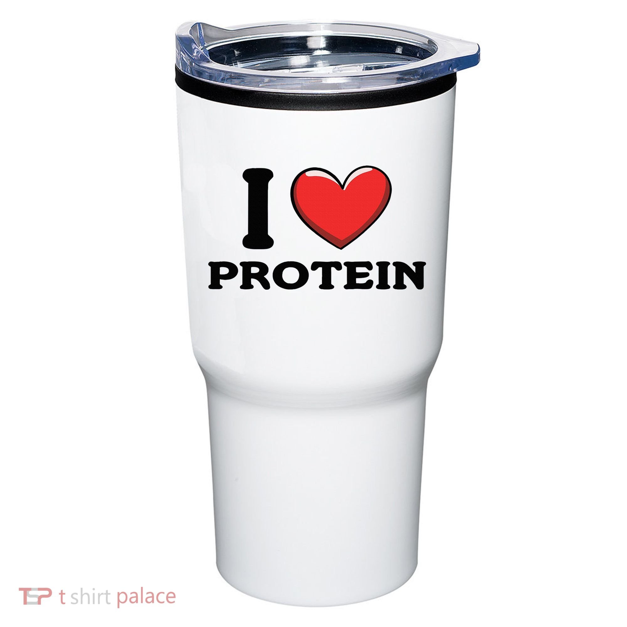 I Love Protein Funny Gym Workout Tumbler