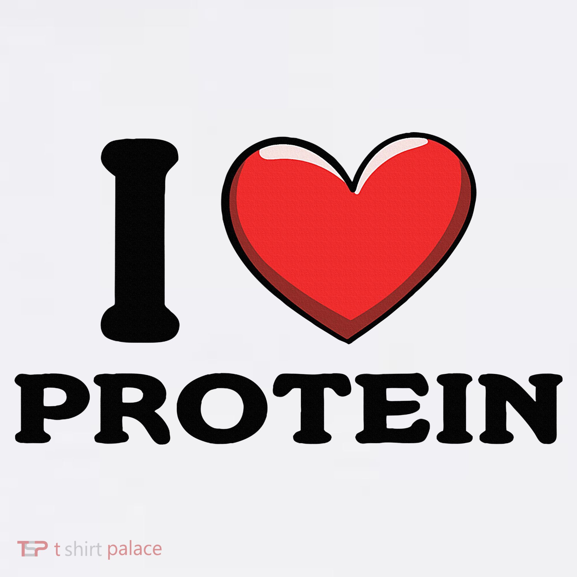 I Love Protein Funny Gym Workout Mousepad