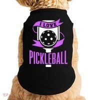 I Love Pickleball Doggie Tank thumb 0