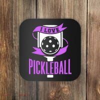 I Love Pickleball Coaster thumb 0
