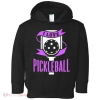 I Love Pickleball Toddler Hoodie thumb 0