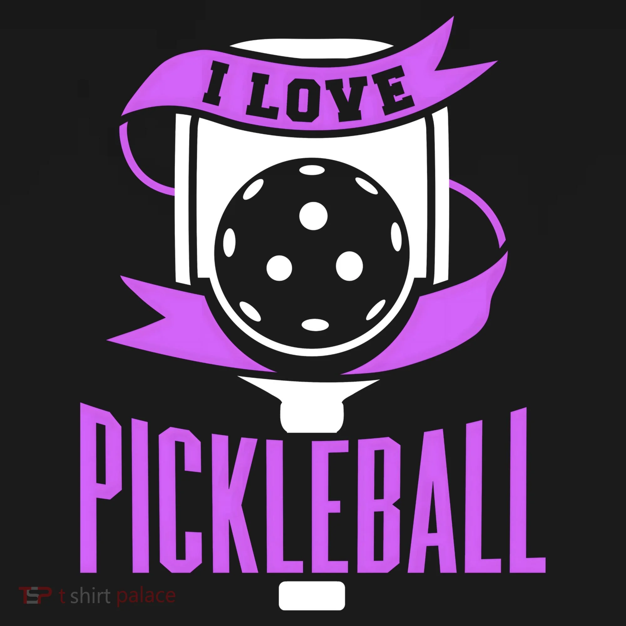 I Love Pickleball Toddler Hoodie