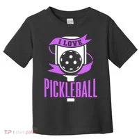 I Love Pickleball Toddler T-Shirt thumb 0