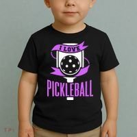 I Love Pickleball Toddler T-Shirt thumb 2