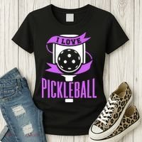 I Love Pickleball Women's T-Shirt thumb 3