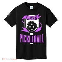 I Love Pickleball Kids T-Shirt thumb 0