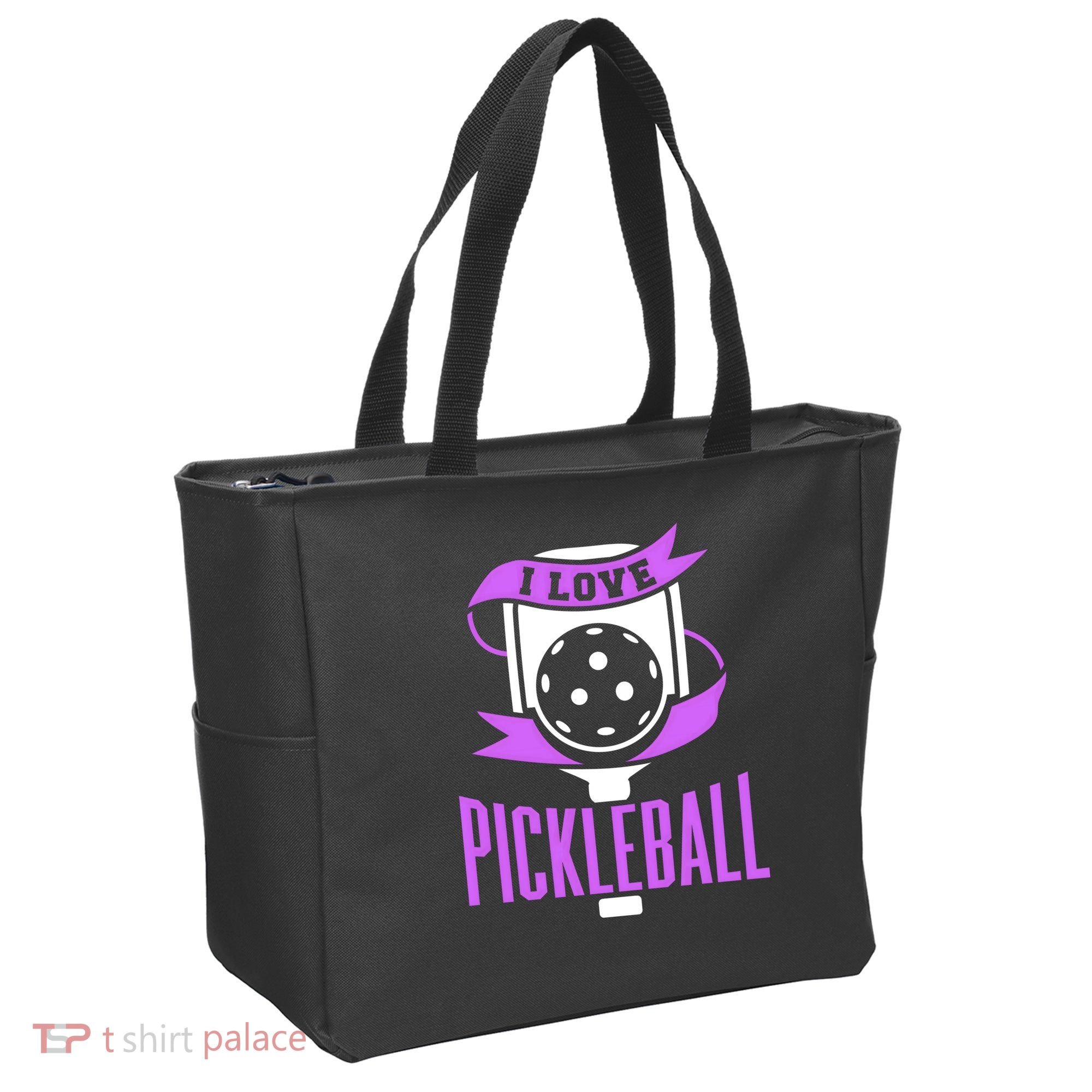 I Love Pickleball Tote Bag