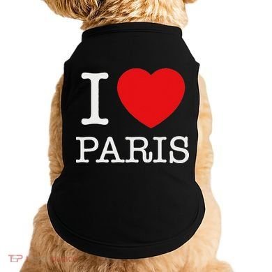I Love Paris Doggie Tank