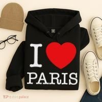 I Love Paris Hoodie thumb 4