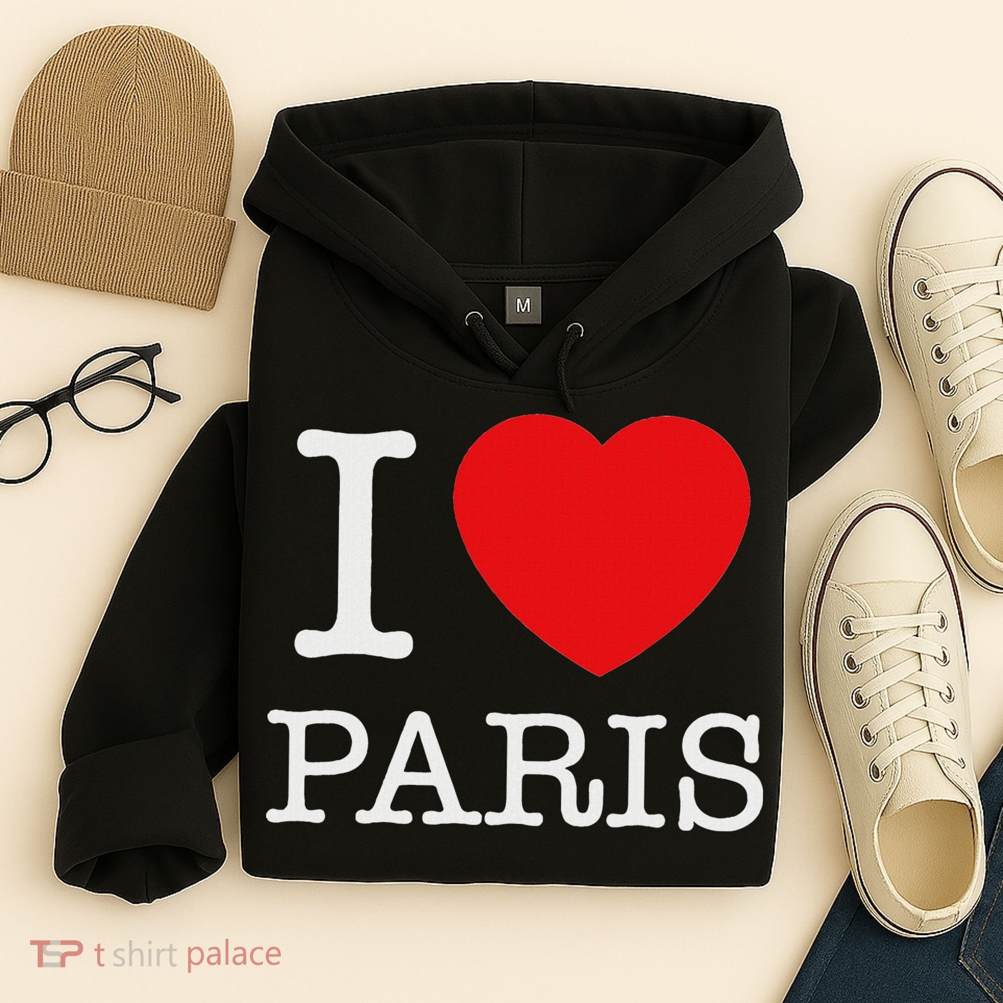 I Love Paris Hoodie