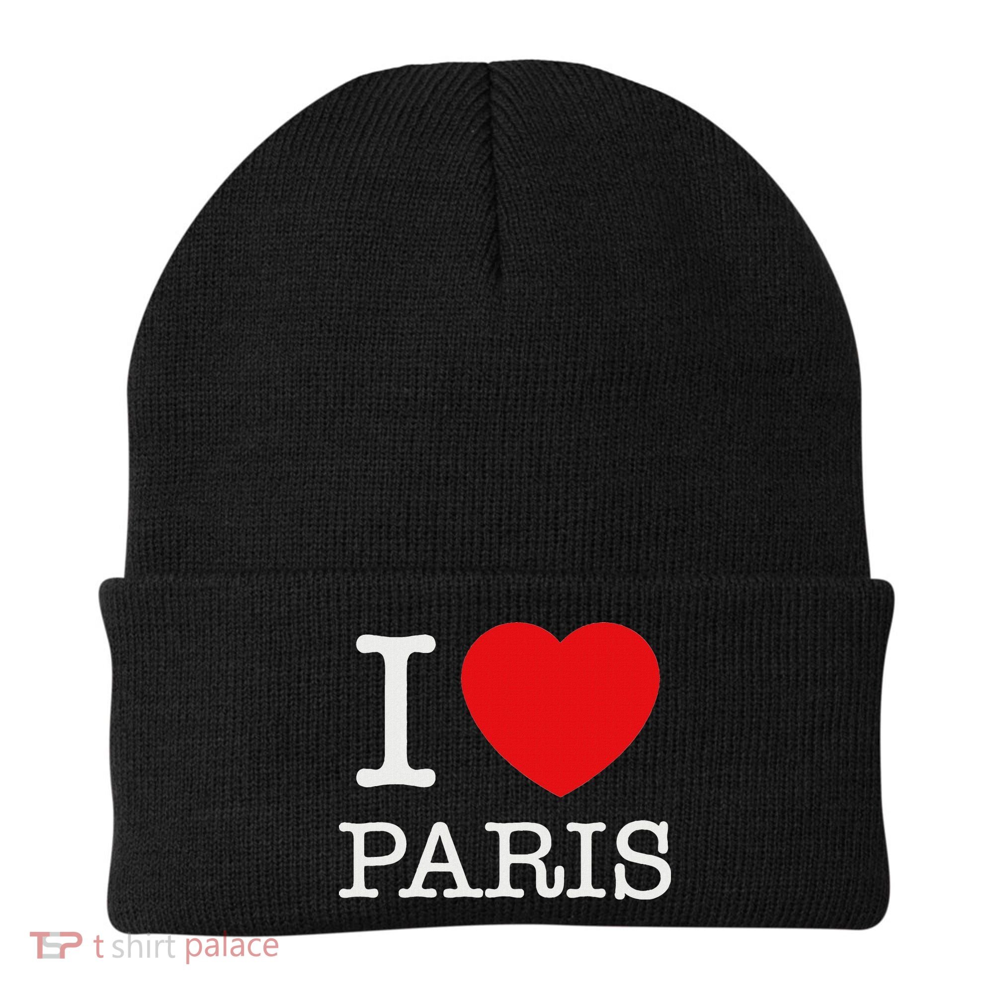I Love Paris Beanie