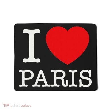 I Love Paris Mousepad