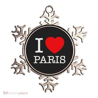 I Love Paris Ornament