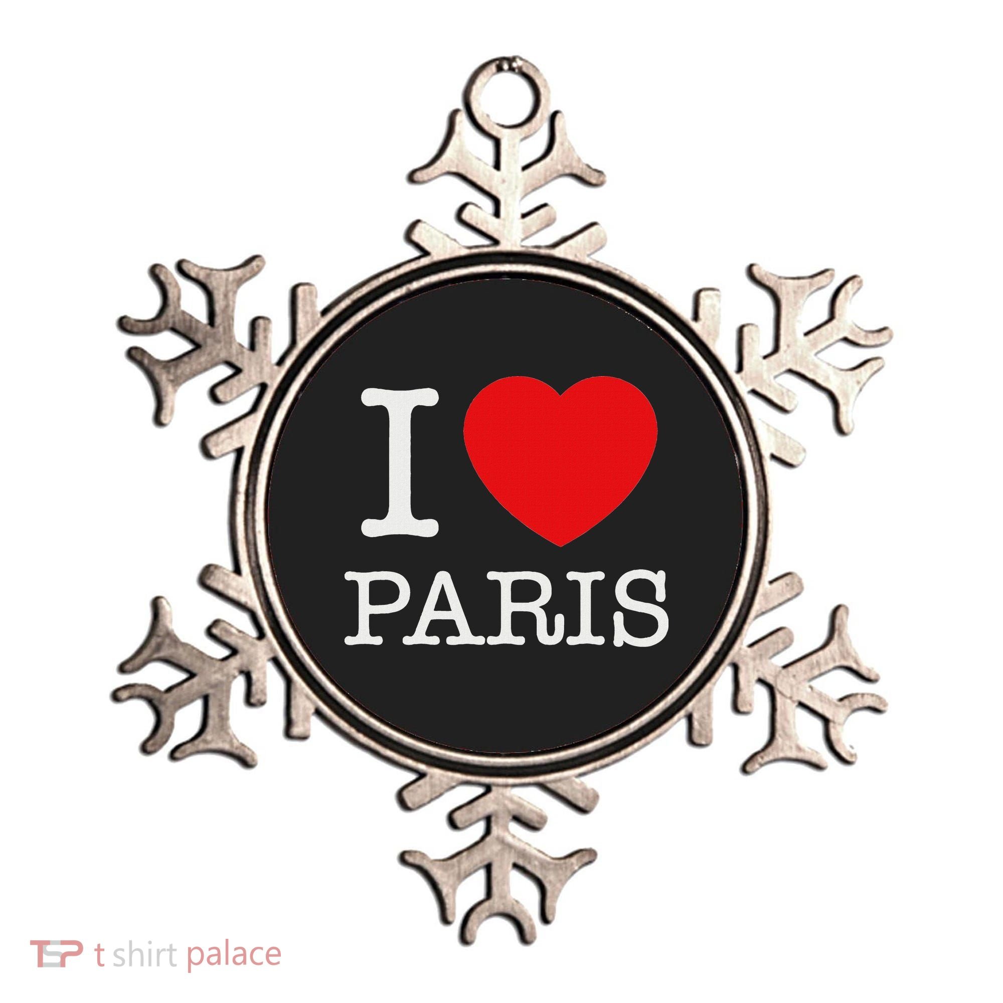 I Love Paris Ornament