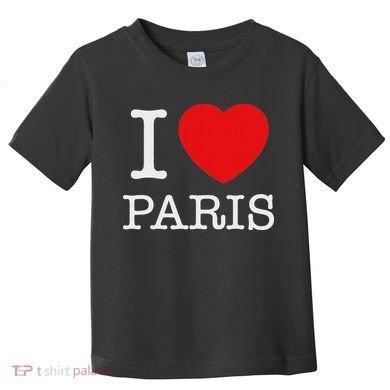 I Love Paris Toddler T-Shirt