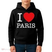 I Love Paris Kids Hoodie thumb 4