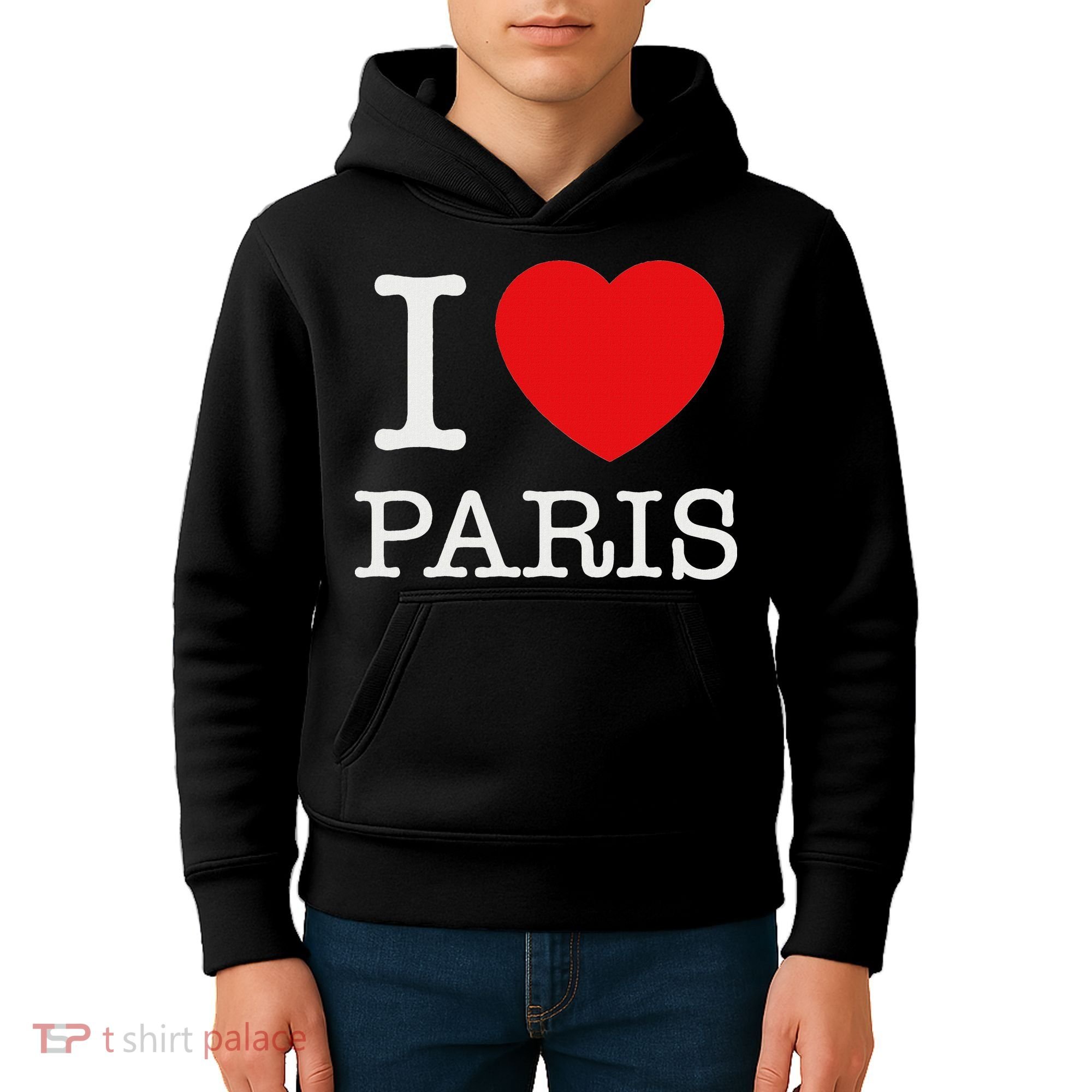I Love Paris Kids Hoodie