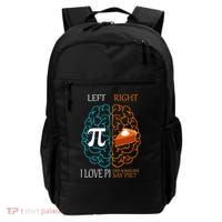 I Love Pi Did Someone Say Pie Brain Left Right Backpack thumb 0