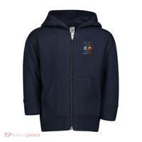 I Love Pi Did Someone Say Pie Brain Left Right Toddler Zip Fleece Hoodie thumb 0