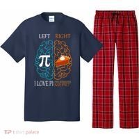 I Love Pi Did Someone Say Pie Brain Left Right Pajama Set thumb 0