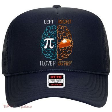 I Love Pi Did Someone Say Pie Brain Left Right Hat