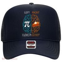 I Love Pi Did Someone Say Pie Brain Left Right Hat thumb 0