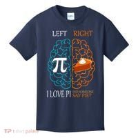 I Love Pi Did Someone Say Pie Brain Left Right Kids T-Shirt thumb 0