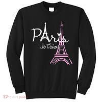 I Love Paris Eiffel Tower France French Sweatshirt thumb 0