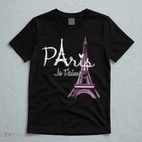 I Love Paris Eiffel Tower France French T-Shirt thumb 5