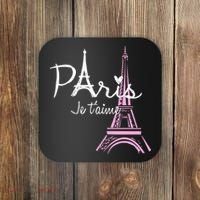 I Love Paris Eiffel Tower France French Coaster thumb 0
