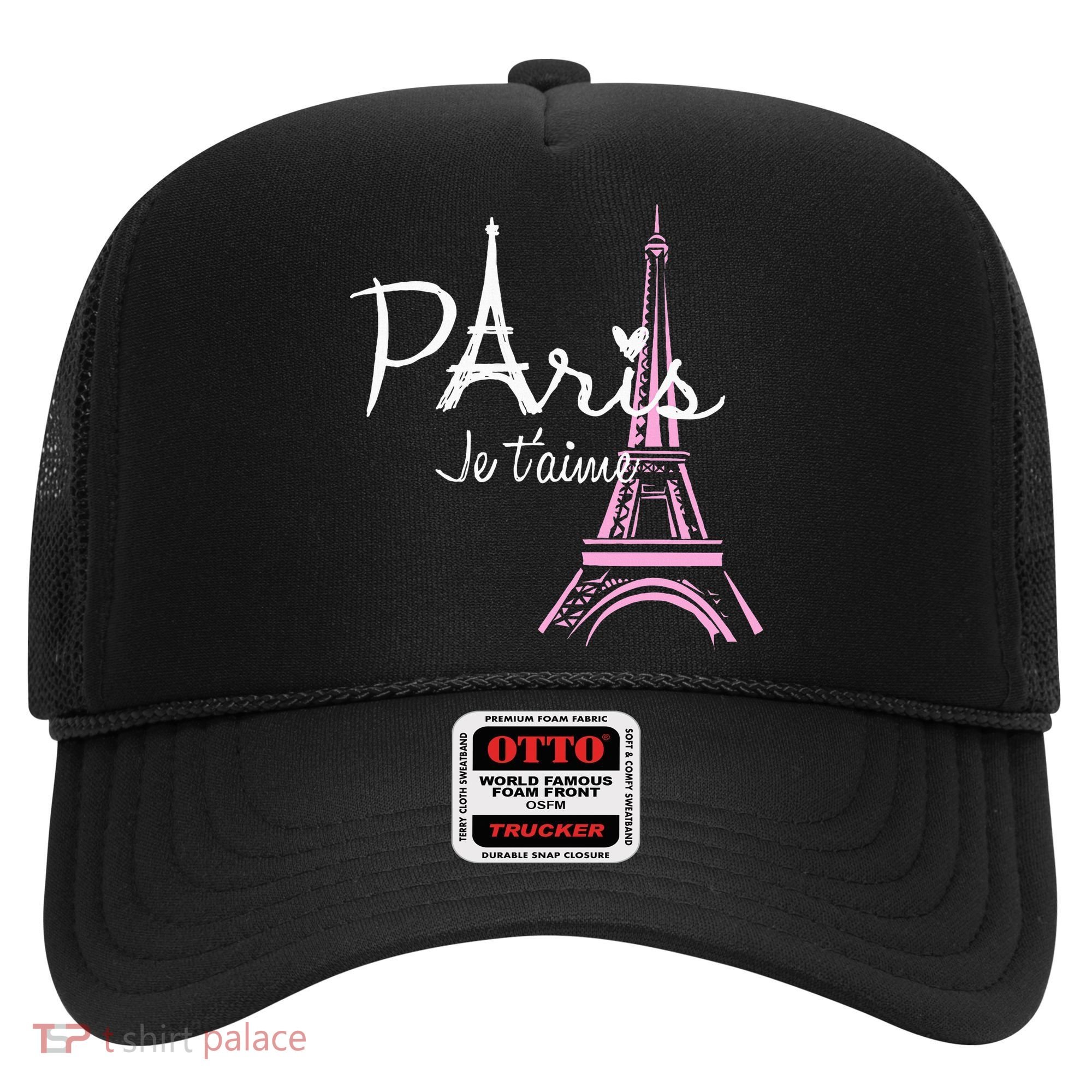 I Love Paris Eiffel Tower France French Hat