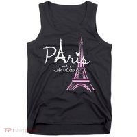 I Love Paris Eiffel Tower France French Tank Top thumb 0