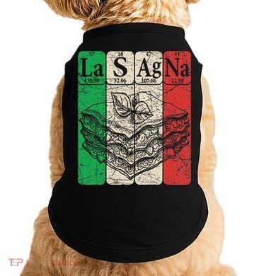 Italian Lasagna Periodic Table Elements Italian Flag Lasagna Doggie Tank