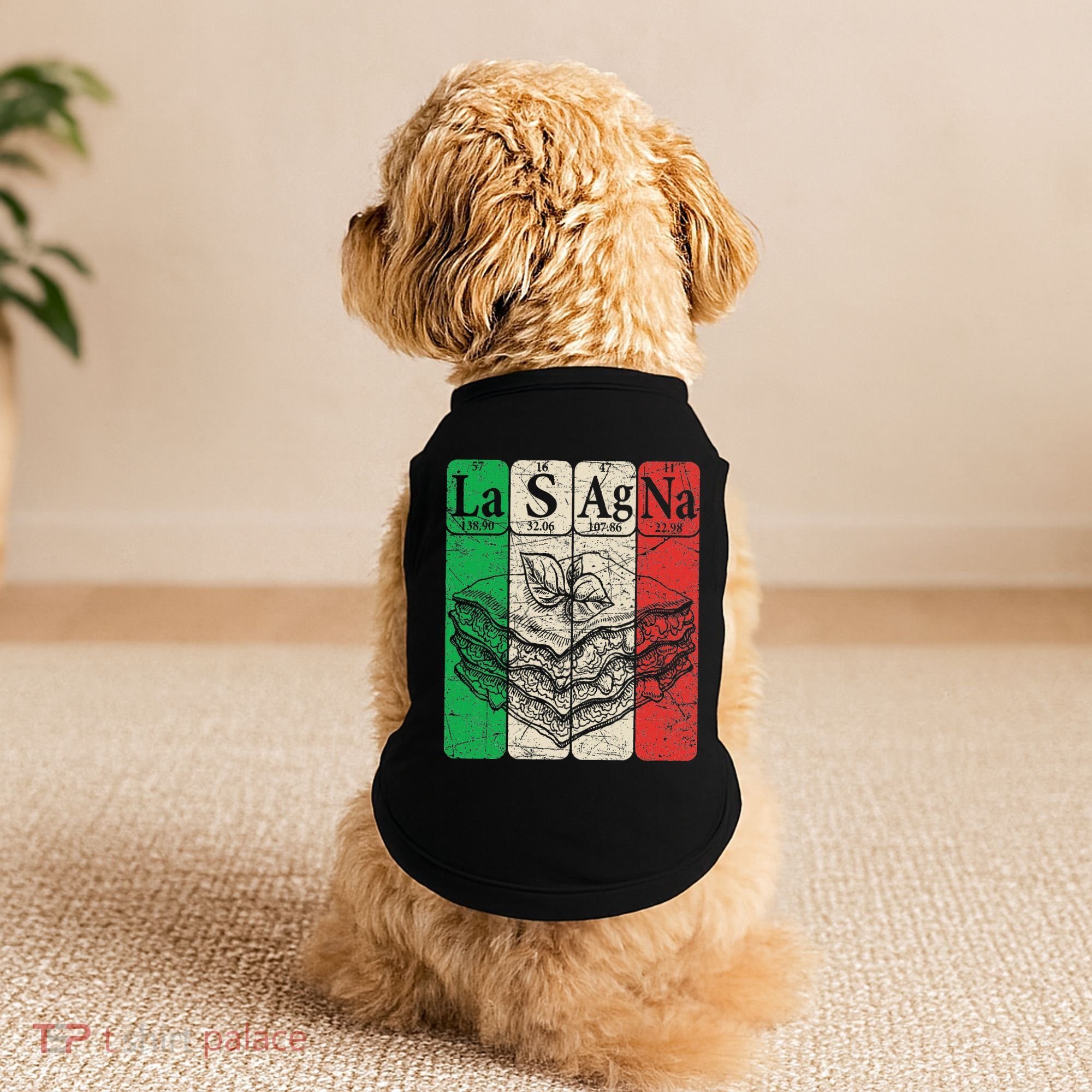 Italian Lasagna Periodic Table Elements Italian Flag Lasagna Doggie Tank