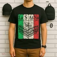 Italian Lasagna Periodic Table Elements Italian Flag Lasagna T-Shirt thumb 6