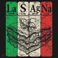 Italian Lasagna Periodic Table Elements Italian Flag Lasagna Baby Bodysuit thumb 2