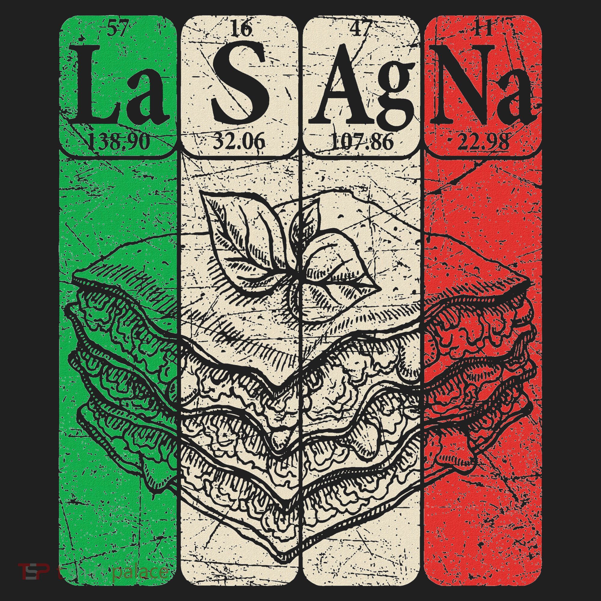 Italian Lasagna Periodic Table Elements Italian Flag Lasagna Hat