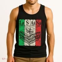 Italian Lasagna Periodic Table Elements Italian Flag Lasagna Tank Top thumb 3