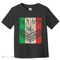 Italian Lasagna Periodic Table Elements Italian Flag Lasagna Toddler T-Shirt thumb 0