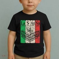 Italian Lasagna Periodic Table Elements Italian Flag Lasagna Toddler T-Shirt thumb 2