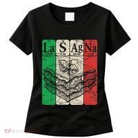 Italian Lasagna Periodic Table Elements Italian Flag Lasagna Women's T-Shirt thumb 0