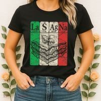 Italian Lasagna Periodic Table Elements Italian Flag Lasagna Women's T-Shirt thumb 2